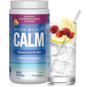 Natural Vitality CALM  Relaxing Drink Mix - Raspberry Lemon Flavour 400g