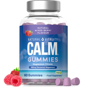 Natural Vitality CALM  Magnesium 180mg - 60 Gummies